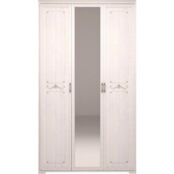 Шкаф для платья и белья 3-х дверный Арника Афродита 06 с зеркалом лиственни