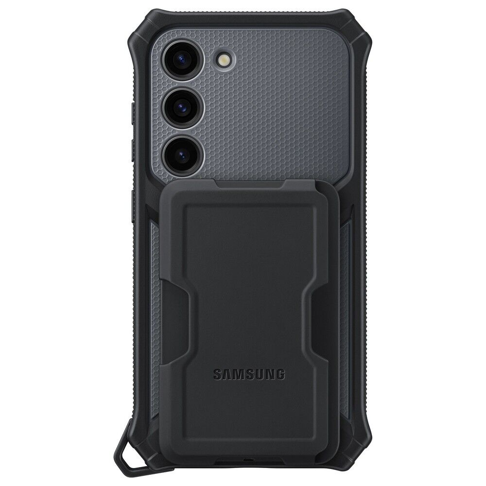 Чехол-накладка Samsung Rugged Gadget Case для Galaxy S23, поликарбонат, тит