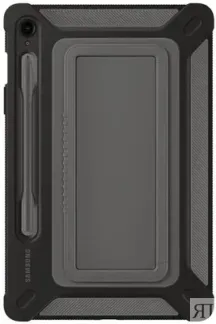 Чехол Samsung Outdoor Cover для Galaxy Tab S9 FE, поликарбонат, черный