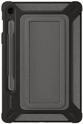 Чехол Samsung Outdoor Cover для Galaxy Tab S9 FE, поликарбонат, черный EF-RX510CBEGRU фото 1