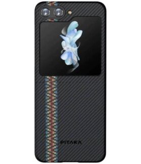 Чехол-накладка Pitaka Fusion Weaving MagEZ 3 для Galaxy Z Flip5, арамид (ке