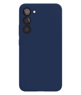 Чехол-накладка VLP Aster MagSafe для Galaxy S24, силикон, темно-синий
