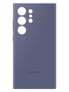 Чехол-накладка Samsung Silicone Case для Galaxy S24 Ultra, силикон, фиолето