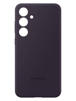 Чехол-накладка Samsung Silicone Case для Galaxy S24+, силикон, темно-фиолет