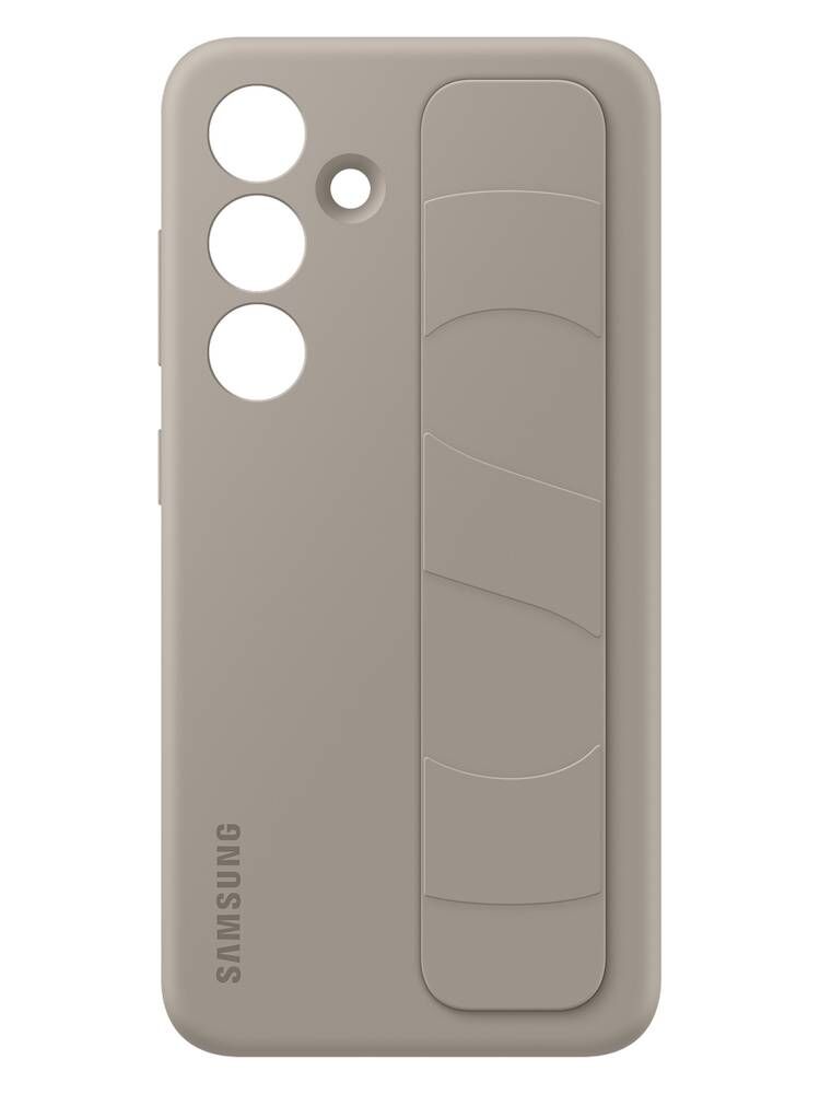 Чехол-накладка Samsung Standing Grip для Galaxy S24, поликарбонат, серо-кор EF-GS921CUEGRU фото 1