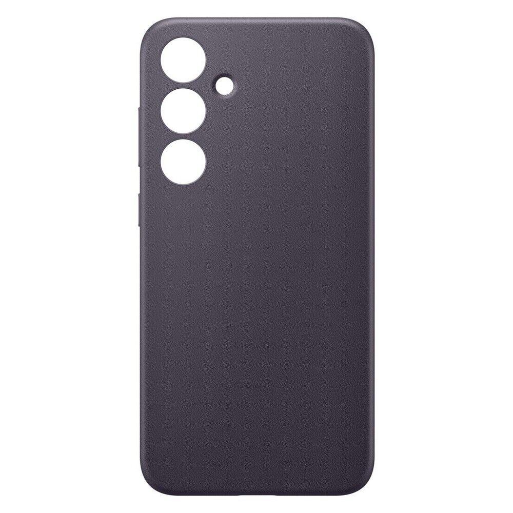 Чехол-накладка Samsung Vegan Leather для Galaxy S24, экокожа, темно-фиолето