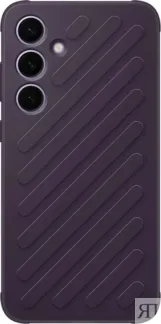 Чехол-накладка Samsung Shield Case для Galaxy S24+, поликарбонат, темно-фио