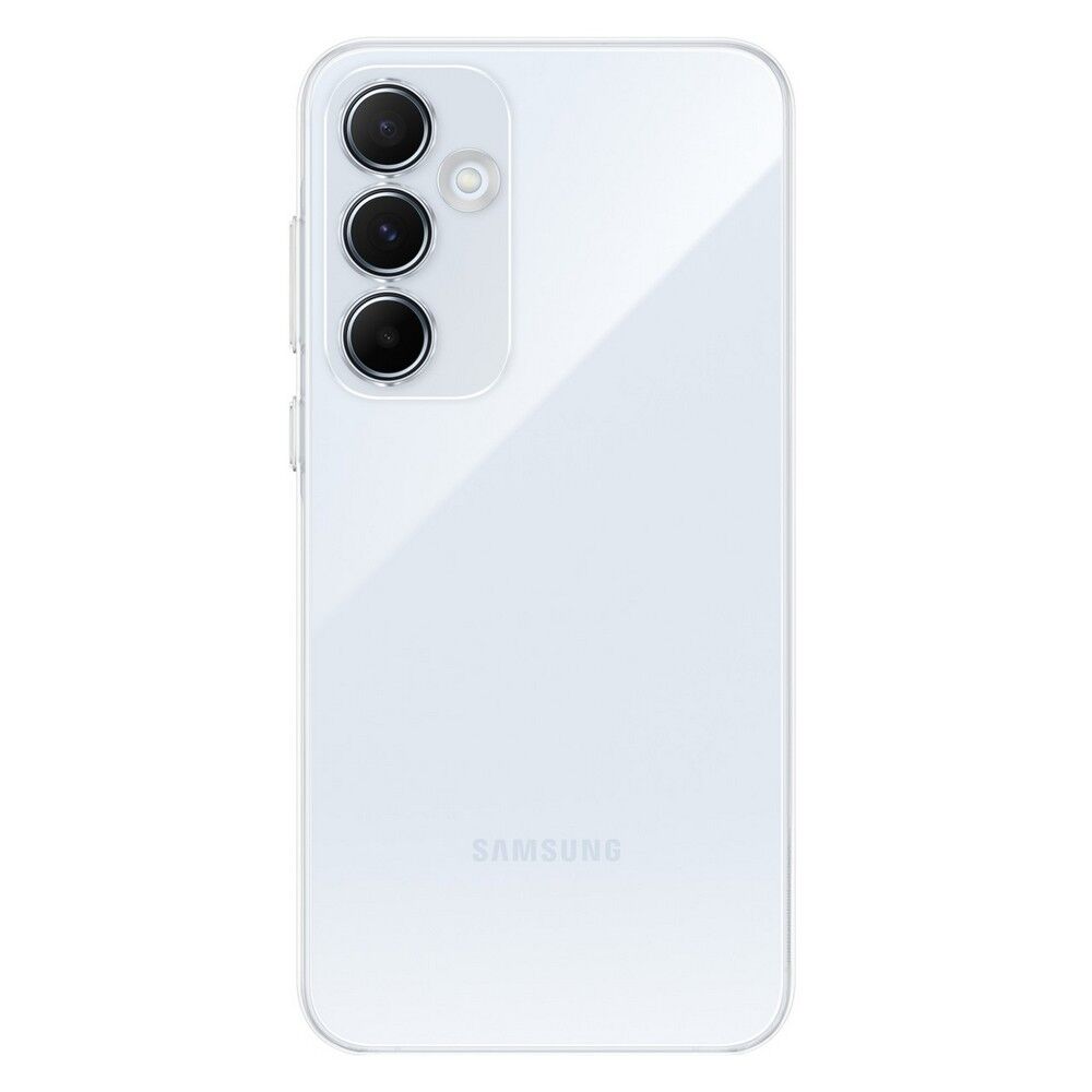 Чехол-накладка Samsung Clear Cas для Galaxy A55, полиуретан, прозрачный EF-QA556CTEGRU фото 1