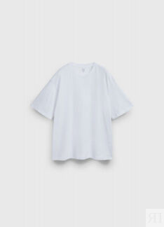 Базовая футболка из плотного трикотажа, Белый O`Stin