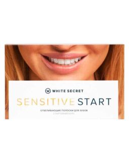 Отбеливающие полоски Sensitive Start 7 саше White Secret