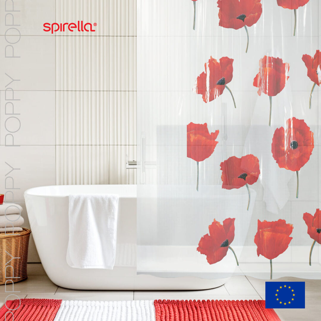 Штора для ванной комнаты Spirella Poppy 1042344 фото 1