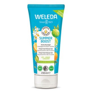 WELEDA Освежающий гель для душа Summer Boost с ароматом цитрусов и кардамон