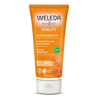 WELEDA Восстанавливающий крем-гель для душа Vitality Sea Buckthorn с облепи