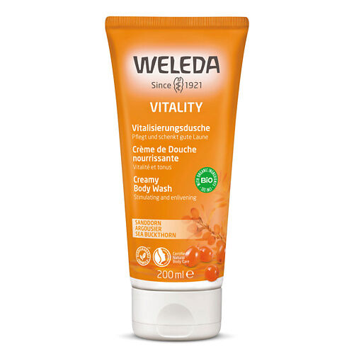 WELEDA Восстанавливающий крем-гель для душа Vitality Sea Buckthorn с облепи MPL318614 фото 1