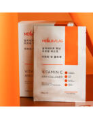 Альгинатная тонизирующая лифтинг-маска с витамином С и коллагеном MEOLI 7шт