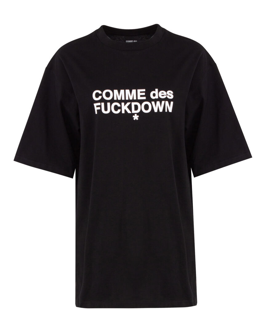 Платье футболка COMME des FUCKDOWN CFABW00013 черный s CFABW00013 фото 1