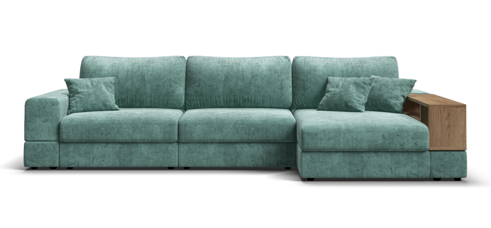 Угловой диван-кровать BOSS MODOOL XL шенилл Gloss минт
