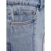 Юбка Короткая джинсовая высокий пояс S синий