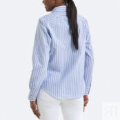 Рубашка В полоску с длинными рукавами 40 (FR) - 46 (RUS) синий