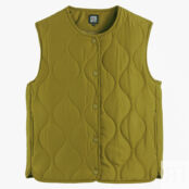 Куртка стеганая без рукавов на кнопках  34 (FR) - 40 (RUS) зеленый