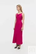 Платье из вискозы цвета фуксия YouStore