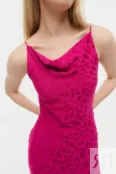 Платье из вискозы цвета фуксия YouStore