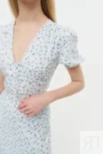 Платье из вискозы с цветочным принтом YouStore